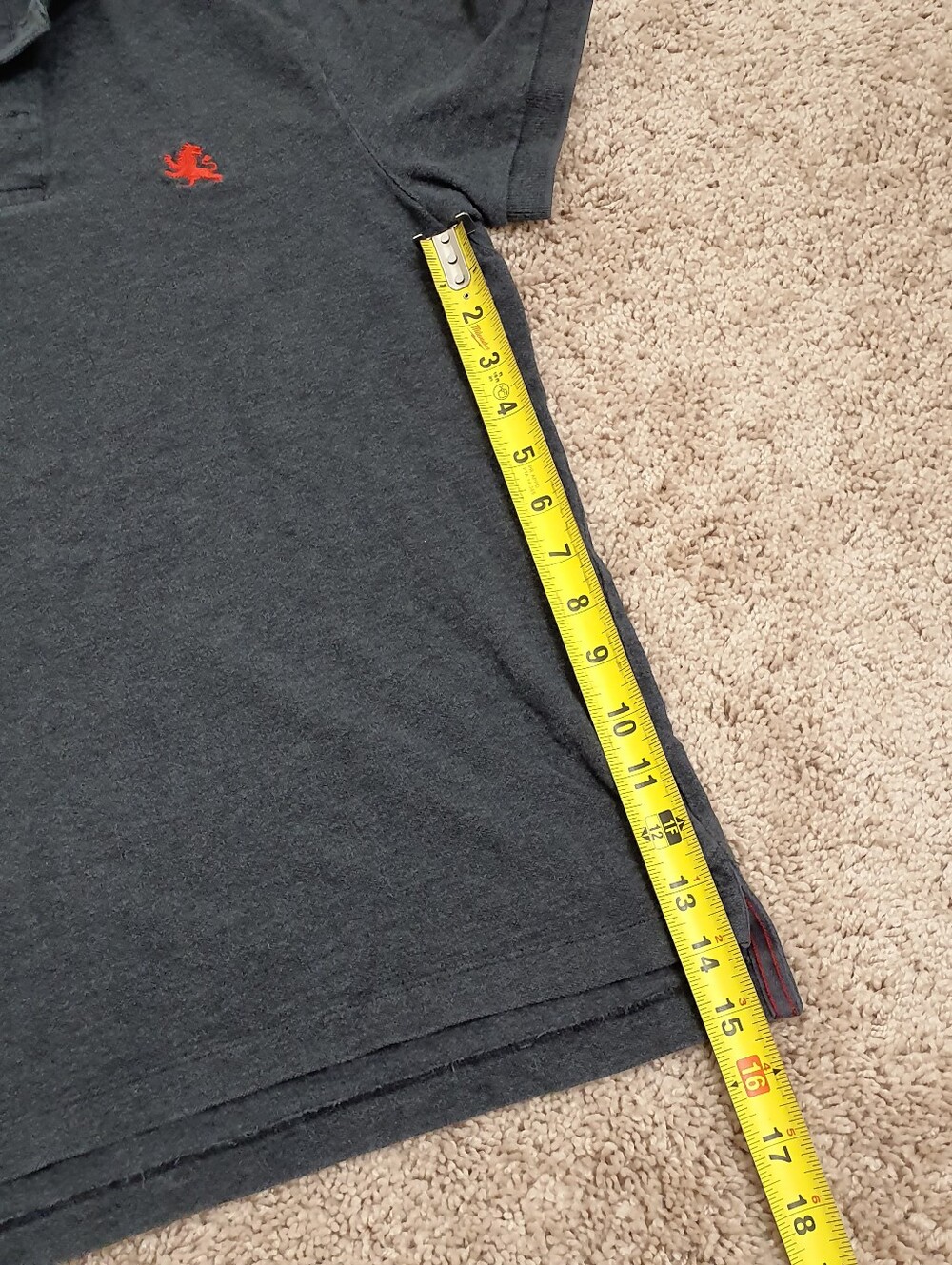 Express T-Shirt Men's Size Small Collared Short Sleeve Color Black Buttons - Picture 4 of 7